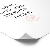 Gedrukt 5x7-teken poster (Hoek)