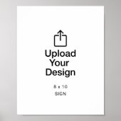 Gedrukt 8 x 10-teken poster (Voorkant)