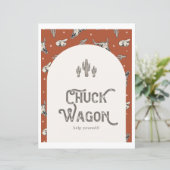 Gedrukt 8x10 Wild West Chuck Wagon teken (Staand voorkant)