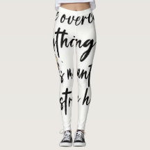 GEDRUKT B & W-ONTWERP OP Leggings