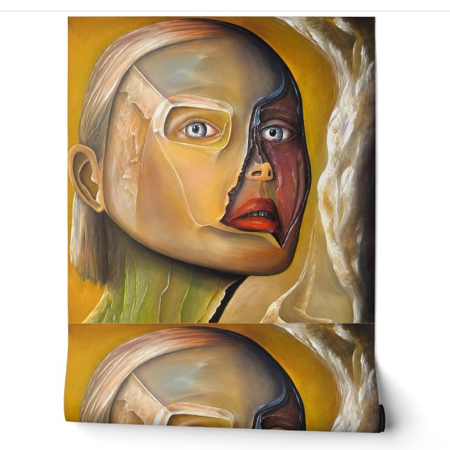 gedrukt behang (Afrollen)