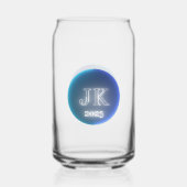 Gedrukt blik glas JK 2023 Blue Logo (Achterkant)