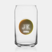 Gedrukt blik Glas JK 2024 Sinaasappel Geel Logo (Achterkant)