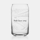 Gedrukt blikglas blikvorm glas (Achterkant)