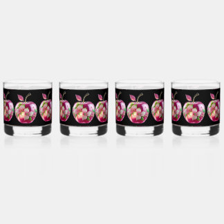 Gedrukt blikglas whisky glas