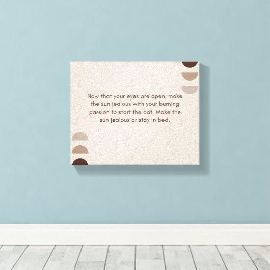 Gedrukt canvas ontwerp. (Insitu (Houten vloer))