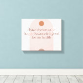 Gedrukt canvas ontwerp. (Insitu (Houten vloer))