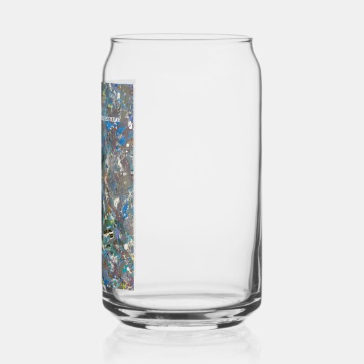 Gedrukt Canware glas (Links)
