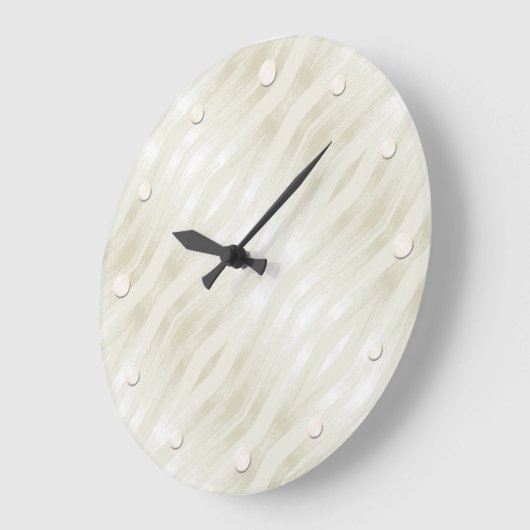 Gedrukt edellichtbeige en wit grote klok (Hoek)