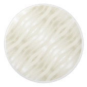 Gedrukt edellichtbeige en wit keramische knop (Voorkant)