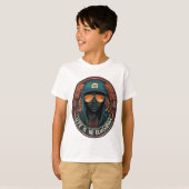 Gedrukt Face Design T-shirts voor Kids Jongens (Voorkant volledig)