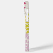 Gedrukt Faux Hood Pattern Chrysanthemum Floral Case-Mate iPhone Case (Achterkant / Links)