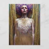 Gedrukt in spaghetti-Briefkaart Briefkaart (Voorkant)