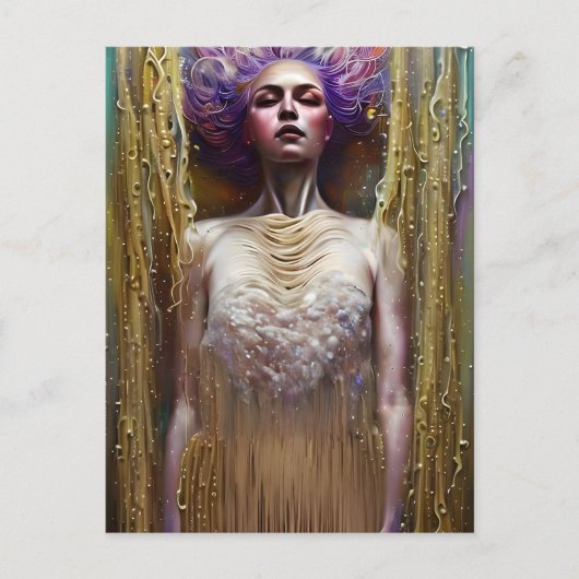 Gedrukt in spaghetti-Briefkaart Briefkaart (Voorkant)