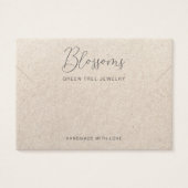 Gedrukt Kraft Papier Ketting Armband Display Kaart (Voorkant)