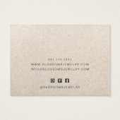 Gedrukt Kraft Papier Ketting Armband Display Kaart (Achterkant)