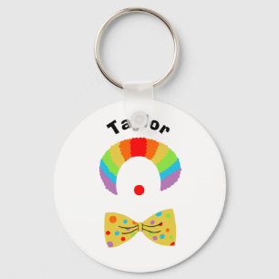 Gedrukt met Rainbow Wig Illustralized Sleutelhanger