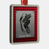 Gedrukt metaal ziet Dirt Bike eruit Metalen Ornament (Rechts)