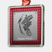 Gedrukt metaal ziet Dirt Bike eruit Metalen Ornament (Links)