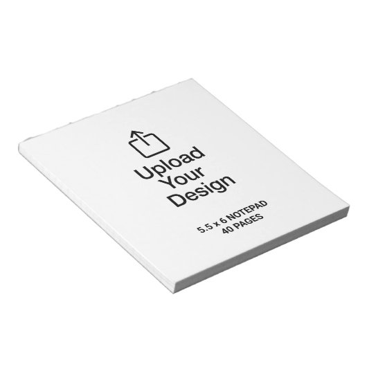 Gedrukt Notitieblok van 40 pagina's 5,5 x 6 (Schuin)