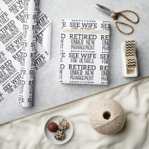 Gedrukt onder nieuw beheer Zie vrouw voor meer inf Cadeaupapier