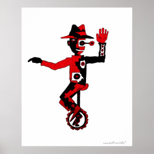 Gedrukt op poster voor abstracte grafische vormgev