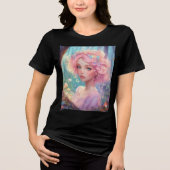 Gedrukt op shirt katoenmix (Voorkant)