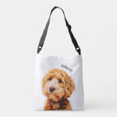 Gedrukt portier voor koetskoek crossbody tas (Achterkant)