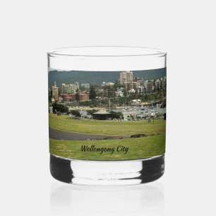 Gedrukt rotsglas whisky glas