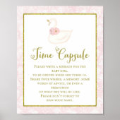 Gedrukt Roze Baby shower Spel Poster (Voorkant)