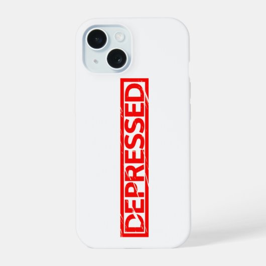 Gedrukt Stempel iPhone 15 Case (Achterkant)