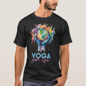 Gedrukt T-shirt voor Yoga (Voorkant)