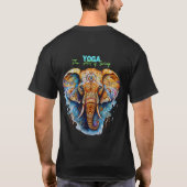 Gedrukt T-shirt voor Yoga (Achterkant)