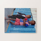 Gedrukt tot de dood legpuzzel (Horizontaal)