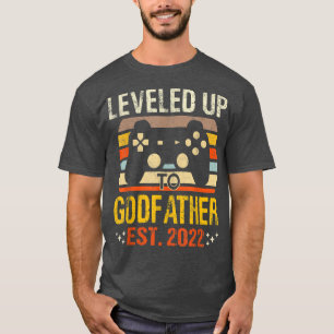 Gedrukt tot Godfather, bevorderd tot Godfather Est T-shirt