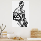 Gedrukt tot thrill poster (Keuken)