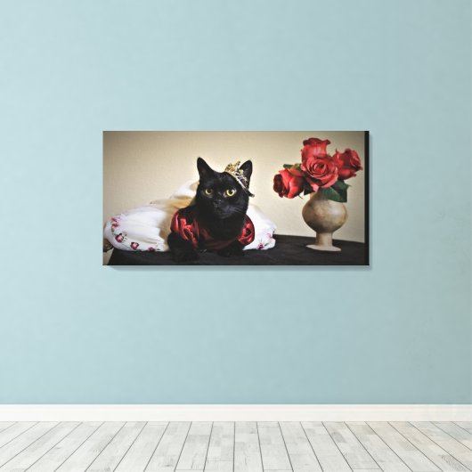 Gedrukt voor de bal canvas afdruk (Insitu (Houten vloer))