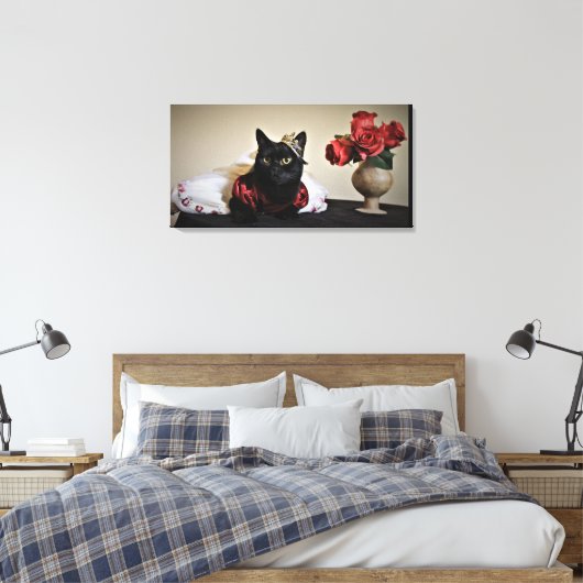 Gedrukt voor de bal canvas afdruk (Insitu (Slaapkamer))