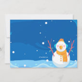 Gedrukt voor de uitnodiging tot winterdag (Achterkant)