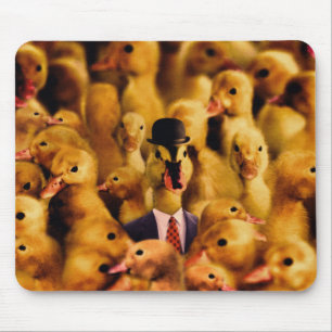 Gedrukt voor succes Duck Muismat