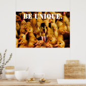 Gedrukt voor succes Duck Poster (Keuken)