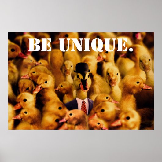 Gedrukt voor succes Duck Poster (Voorkant)