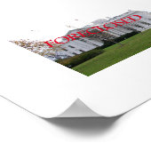 Gedrukt Witte Huis Poster (Hoek)