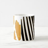 Gedrukt Zebra Stripe Pillow Koffiemok (Center)