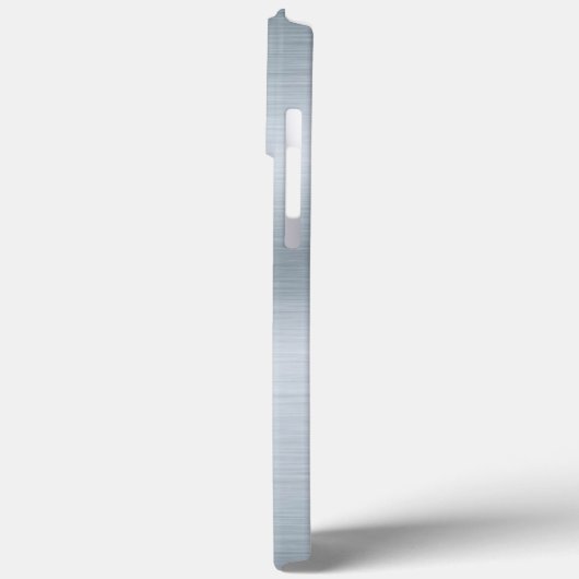 Gedrukt zilver Kijk Gepersonaliseerd Monogram Case-Mate iPhone Case (Achterkant / Links)