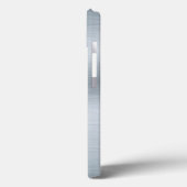 Gedrukt zilver Kijk Gepersonaliseerd Monogram Case-Mate iPhone Case (Achterkant / Links)