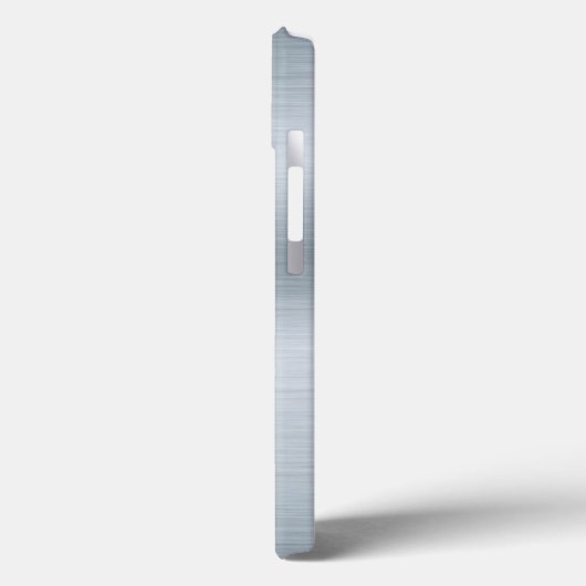 Gedrukt zilver Kijk Gepersonaliseerd Monogram Case-Mate iPhone Case (Achterkant / Links)