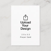 Gedrukte 2,5-inch x 3,5-inch Kaart Visitekaartje (Voorkant)