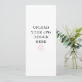 Gedrukte 4-inch x 9-inch weddenschapsprogramma's kaart (Staand voorkant)