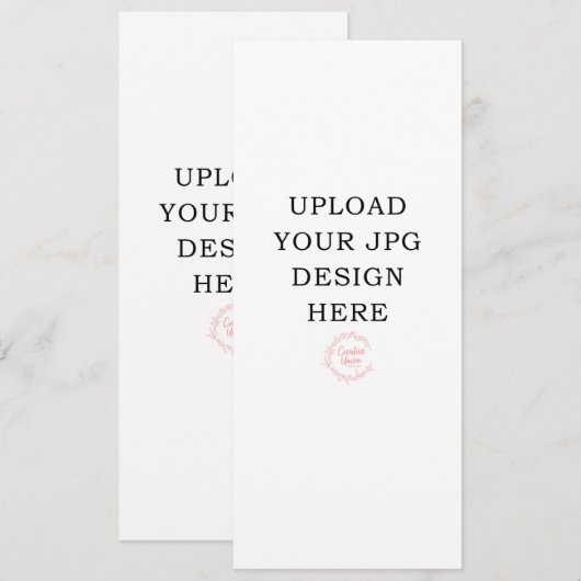 Gedrukte 4-inch x 9-inch weddenschapsprogramma's kaart (Voorkant / Achterkant)